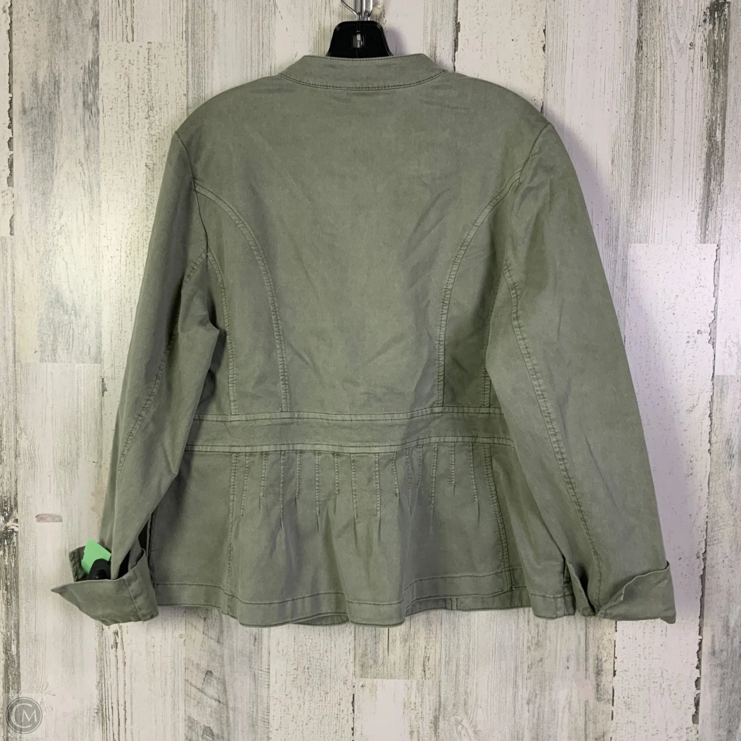 Jacket Utility By J. Jill In Green, Size: L