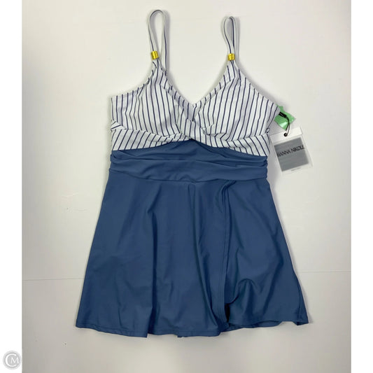 Swimsuit By Cme In Blue & White, Size: M