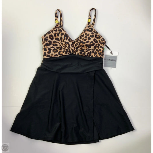 Swimsuit By Cme In Black & Brown, Size: M