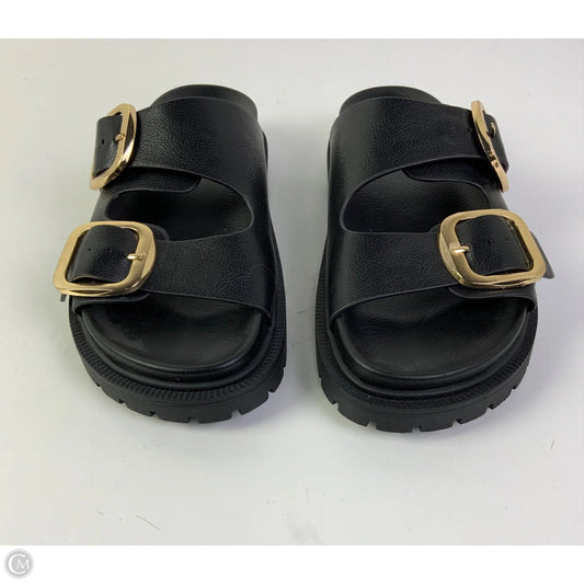 Sandals Flats By Mia In Black, Size: 6.5