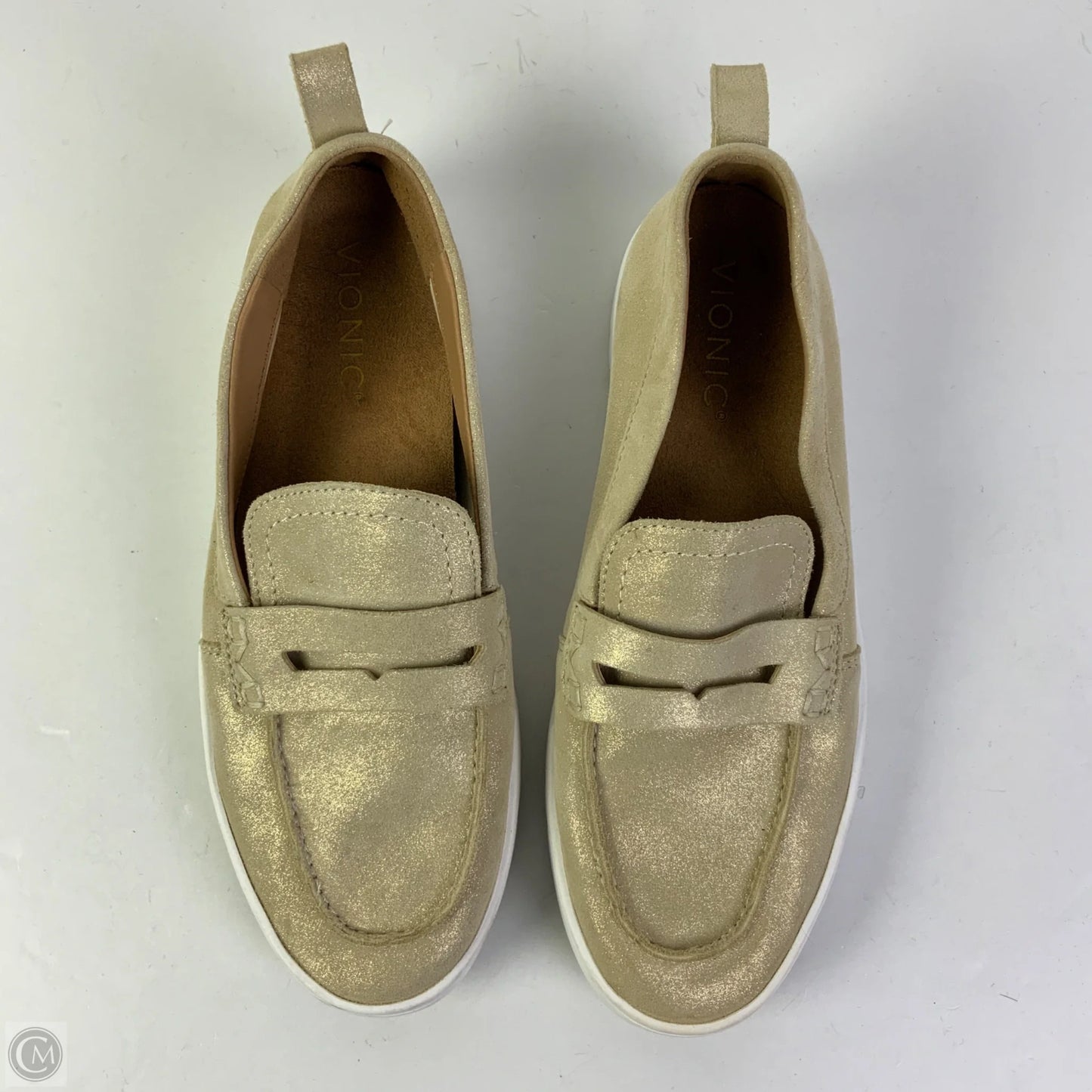 Shoes Flats By Vionic In Gold, Size: 6.5