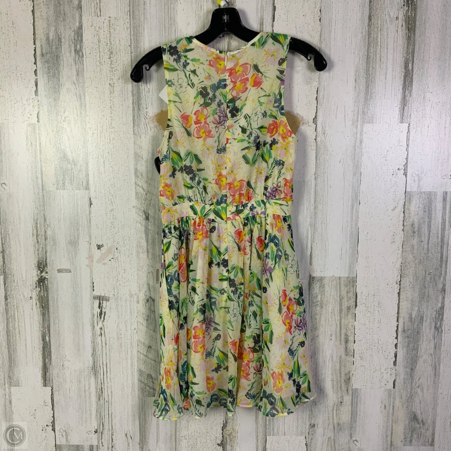 Dress Casual Short By Ted Baker In Cream & Green, Size: Xs