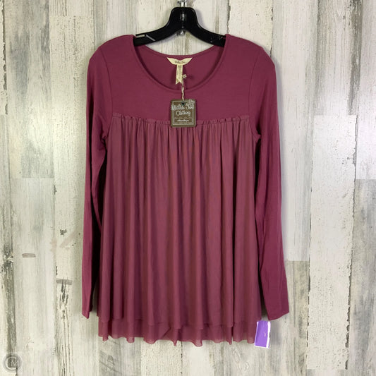 Top Long Sleeve By Matilda Jane In Pink, Size: Xs