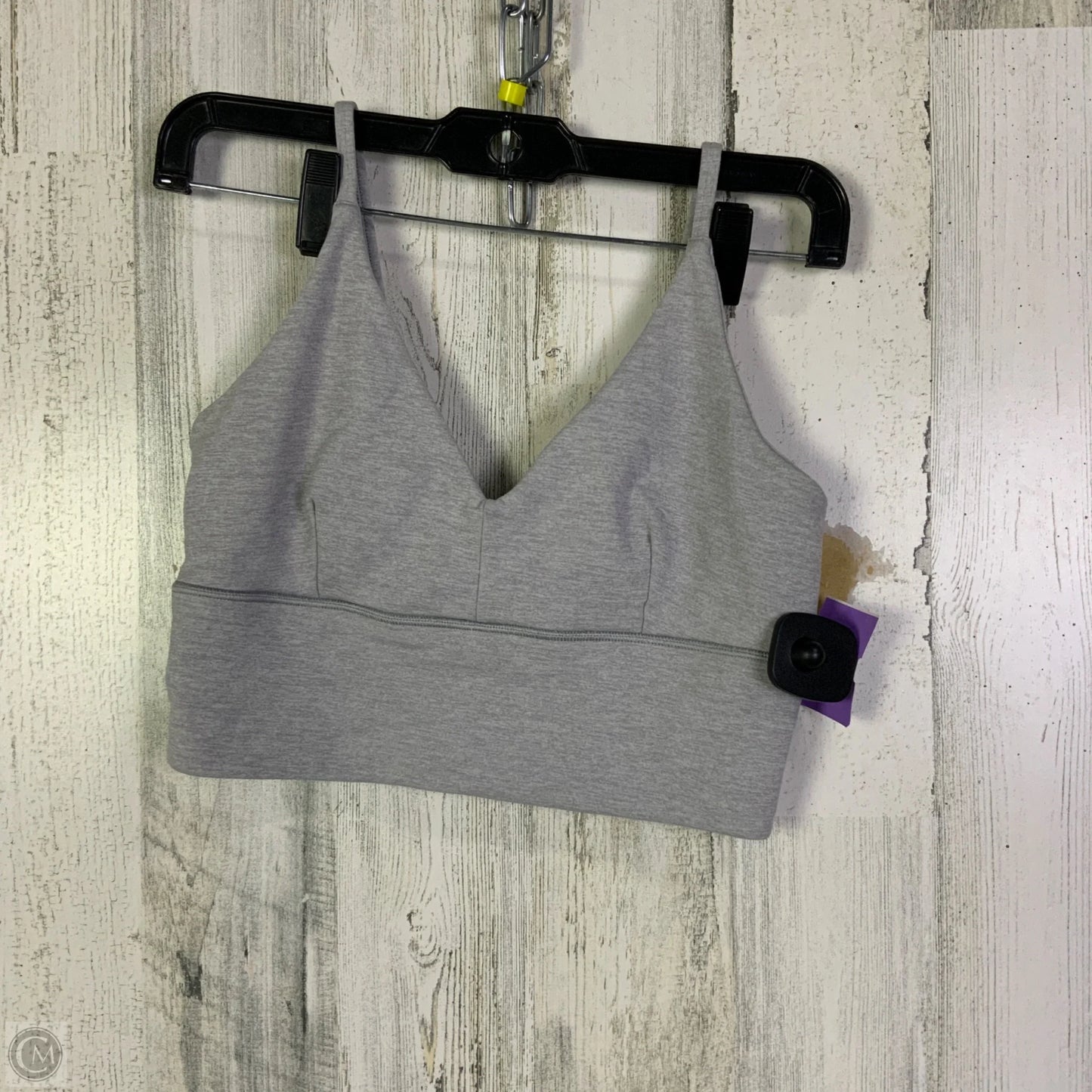Athletic Bra By Lululemon In Grey, Size: M