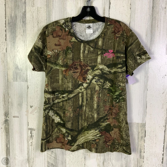 Top Short Sleeve Basic By Clothes Mentor In Camouflage Print, Size: Xl