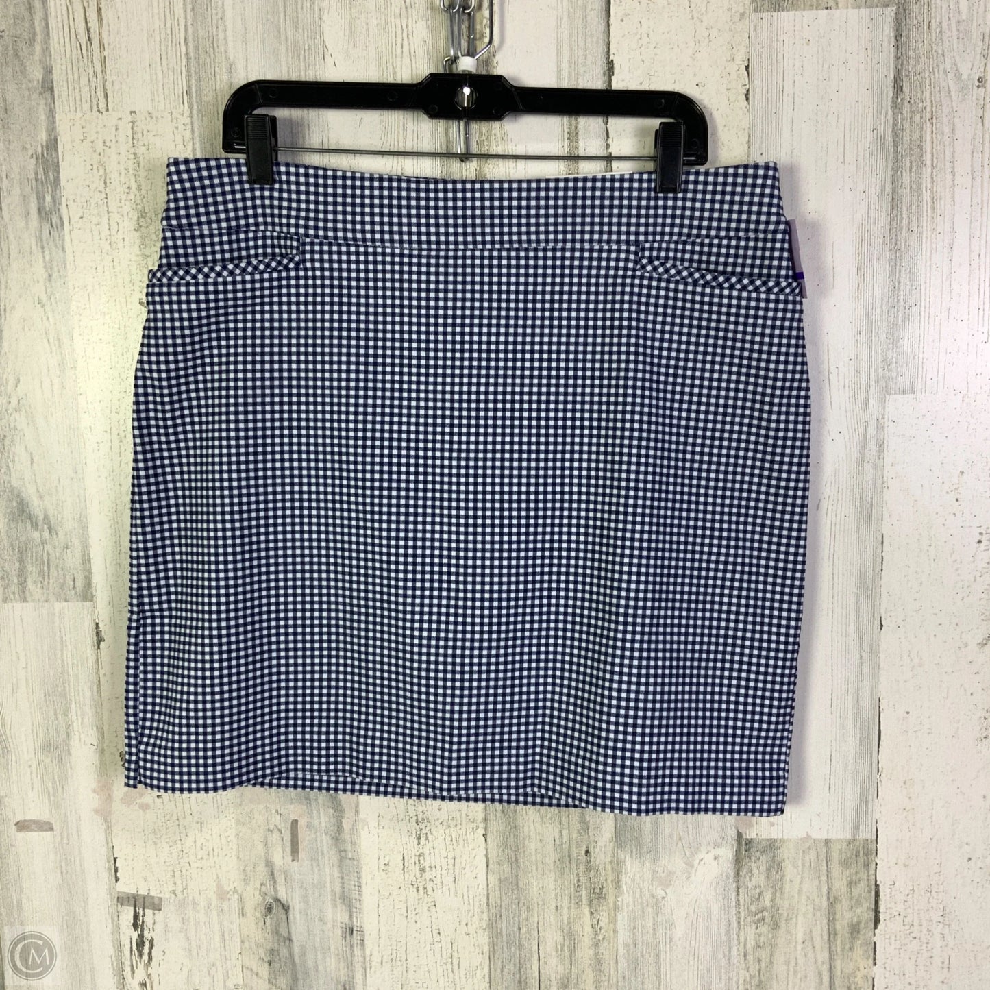 Skort By Chicos In Blue & White, Size: 12