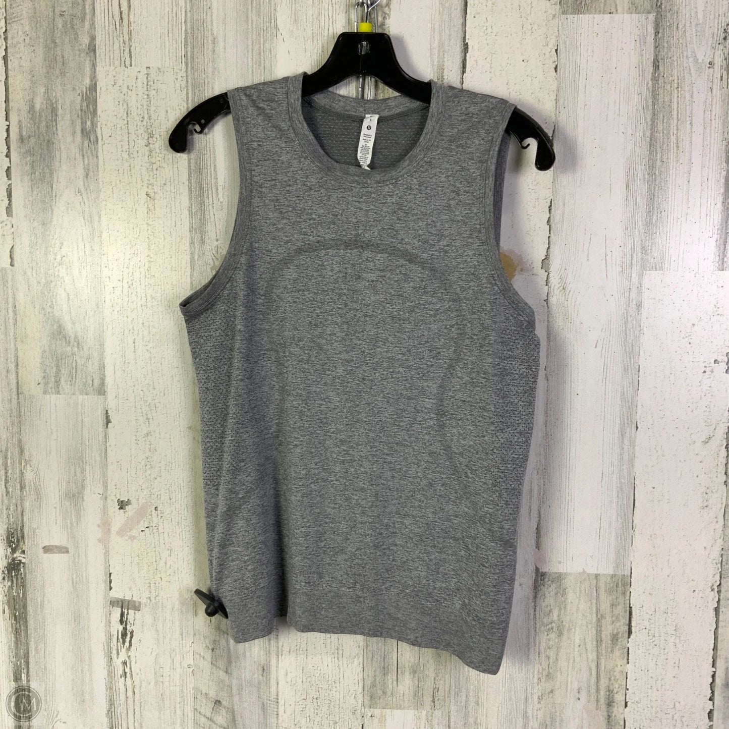 Athletic Tank Top By Lululemon In Grey, Size: 6