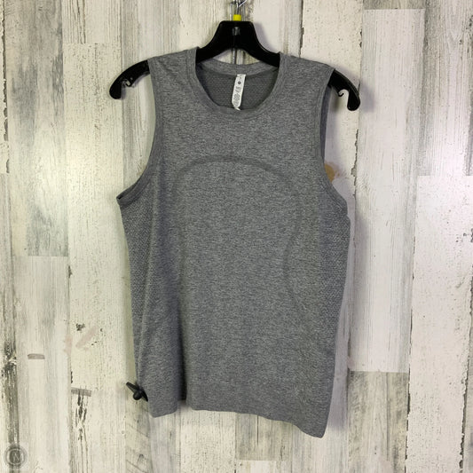 Athletic Tank Top By Lululemon In Grey, Size: 6