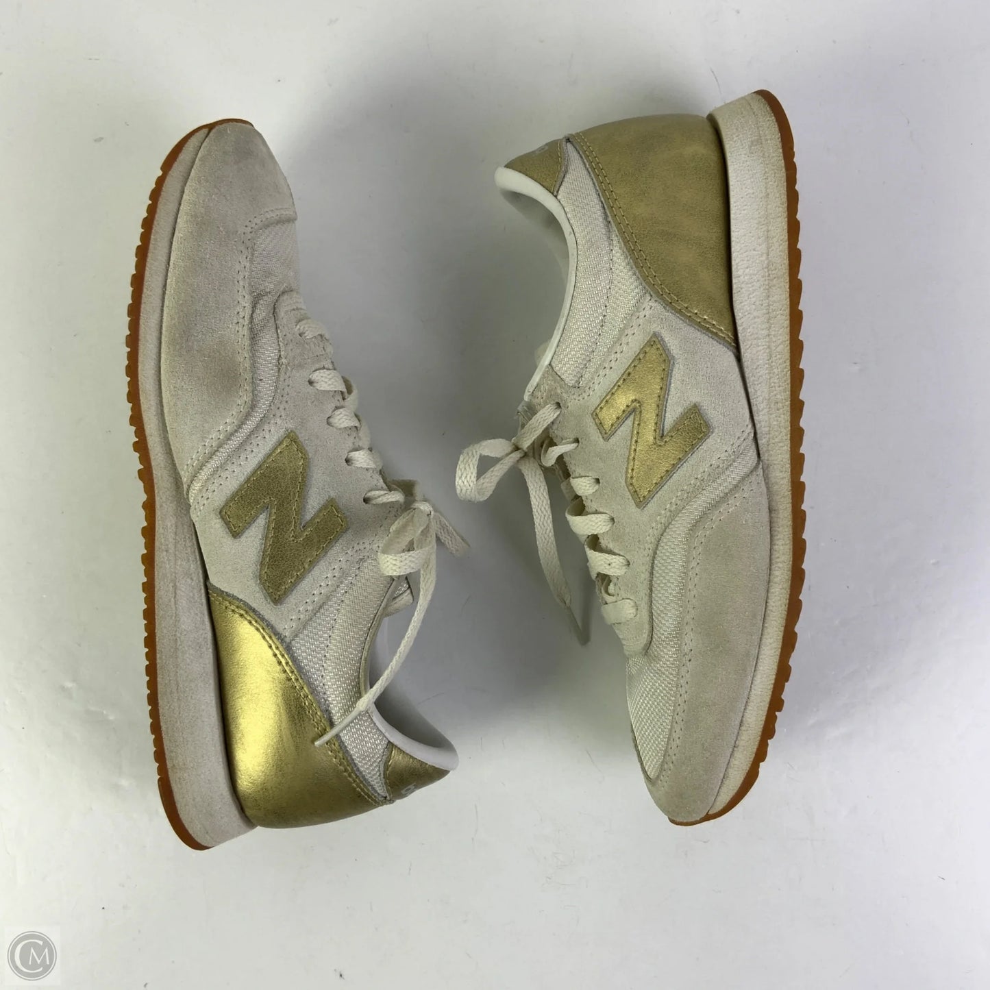 Shoes Sneakers By New Balance In Cream, Size: 7.5