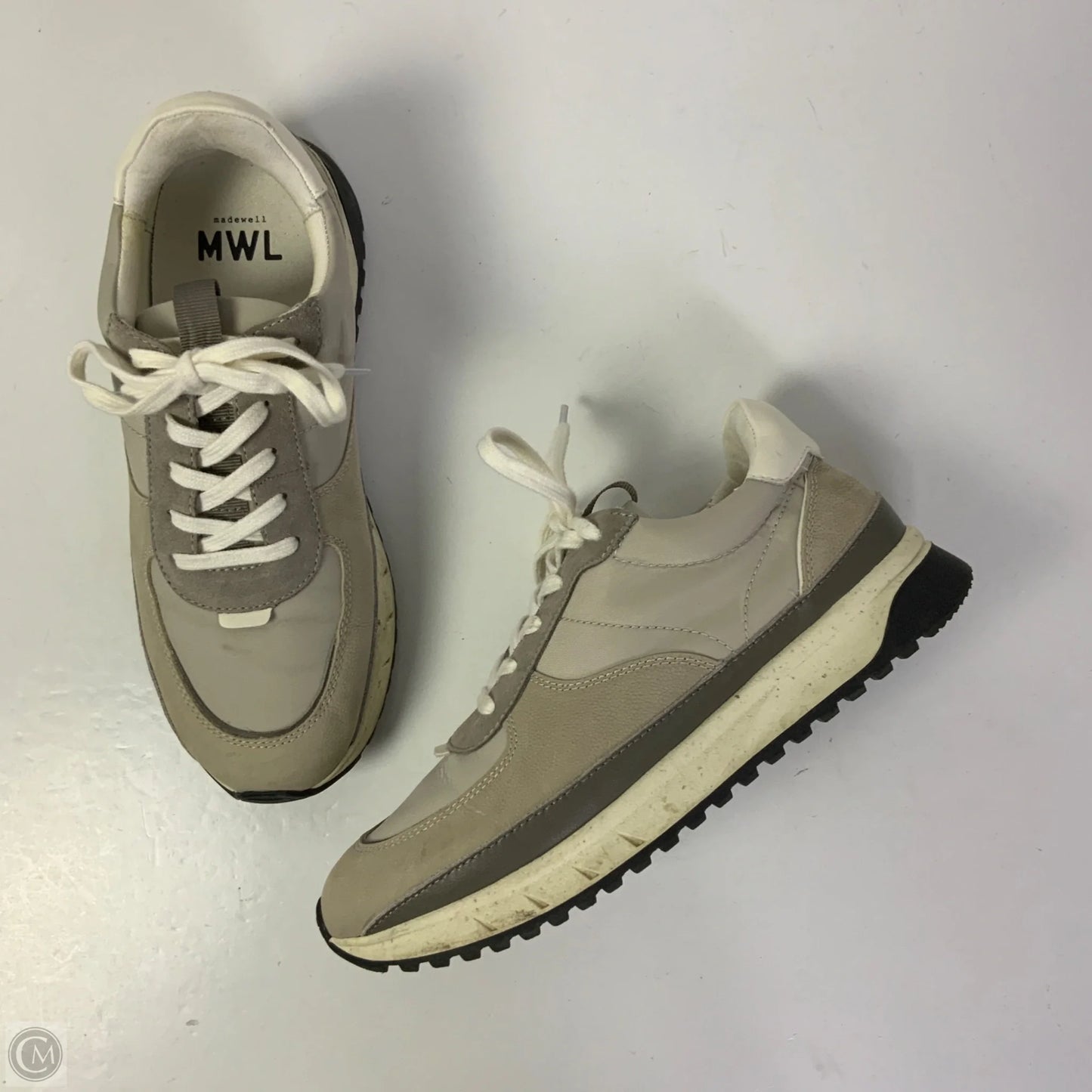 Shoes Sneakers By Madewell In Grey, Size: 9.5