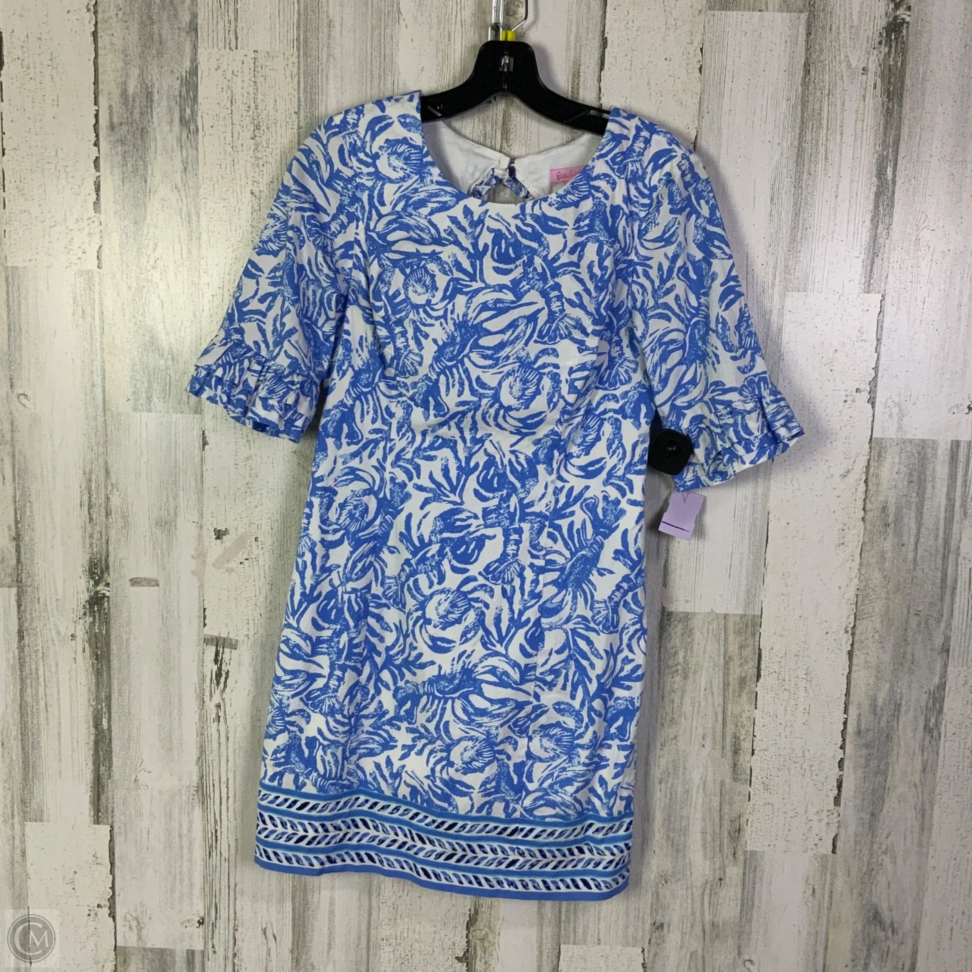 lilly pulitzer blue and white dress Duffy Shift Dress