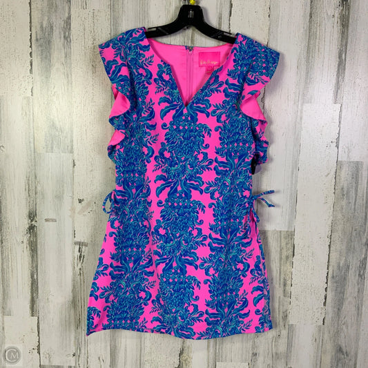 Dress Designer By Lilly Pulitzer In Blue & Pink, Size: Xs