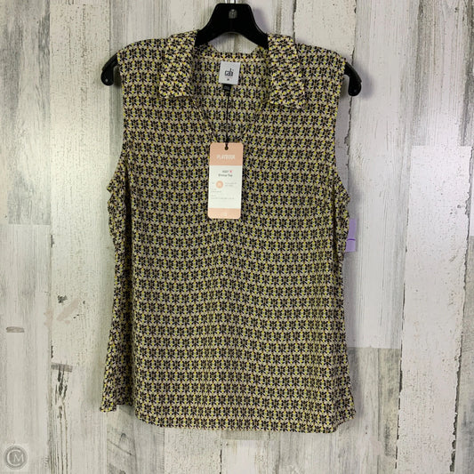 Blouse Sleeveless By Cabi In Multi-colored, Size: M