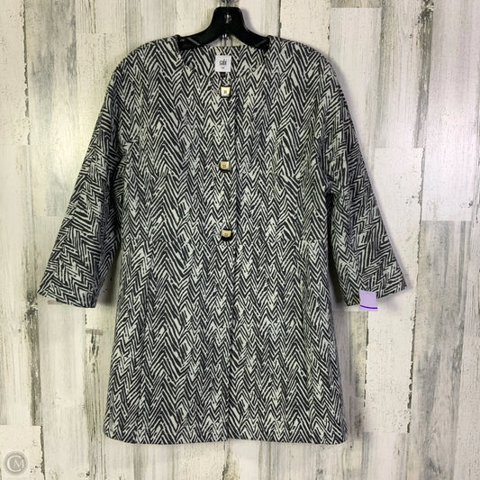 Jacket Shirt By Cabi In Black & White, Size: M