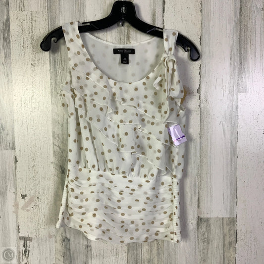 Blouse Sleeveless By White House Black Market In White, Size: Xs