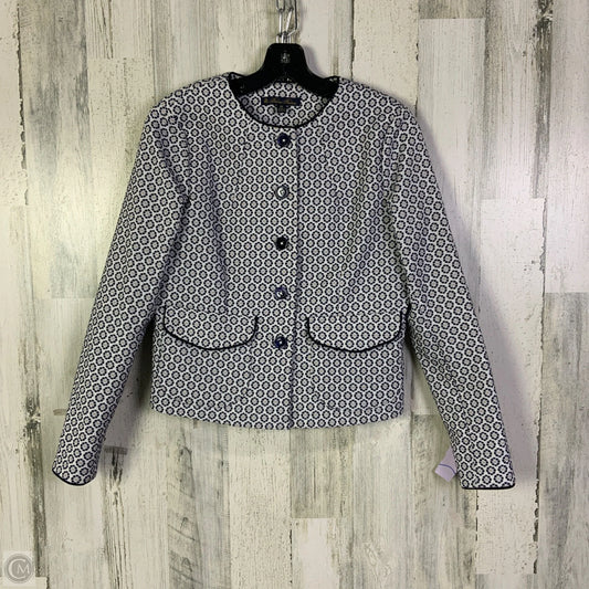 Blazer By Brooks Brothers In Blue & White, Size: Sp