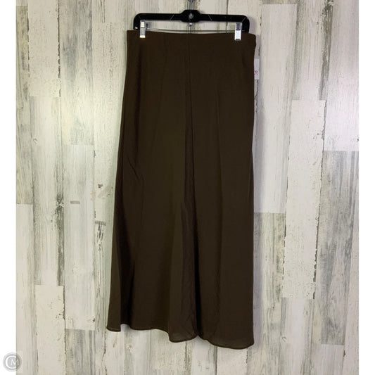Skirt Maxi By H&m In Brown, Size: 8