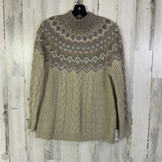 Sweater By Chicos In Tan, Size: M