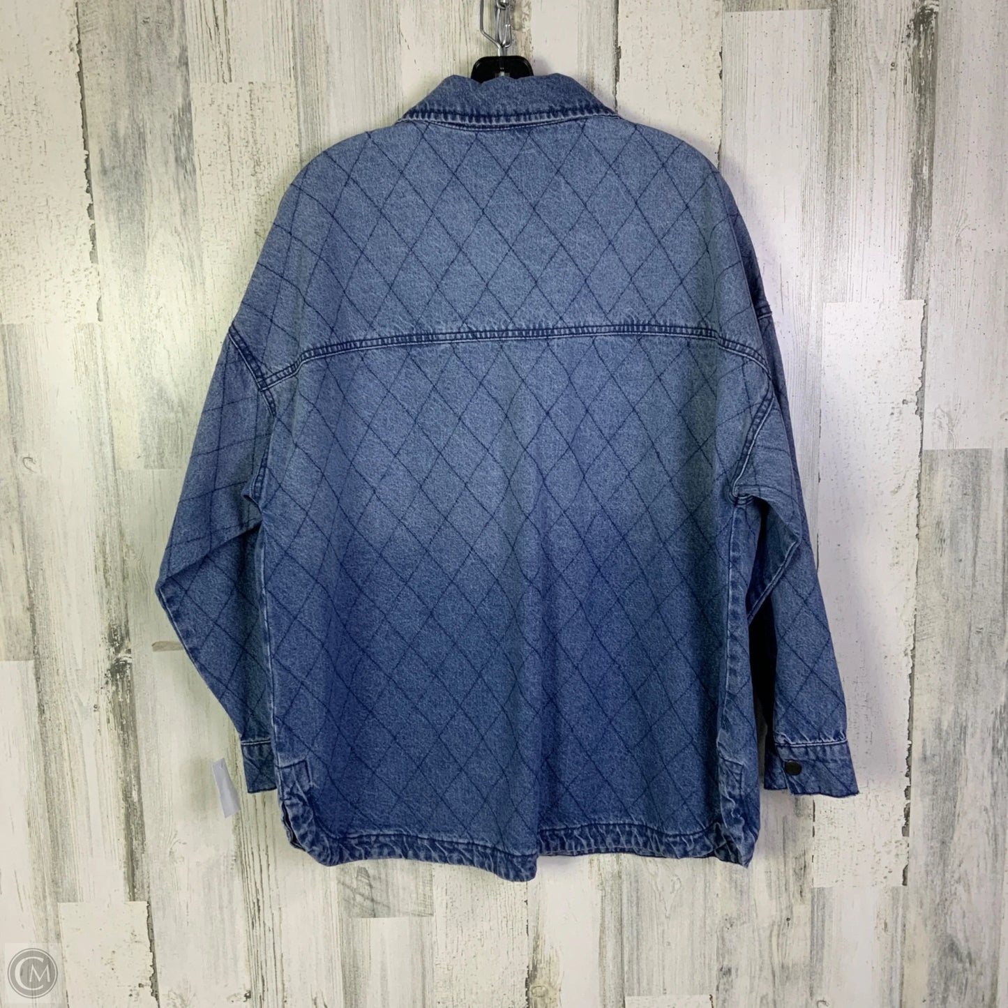 Jacket Denim By Celebrity Pink In Blue Denim, Size: L