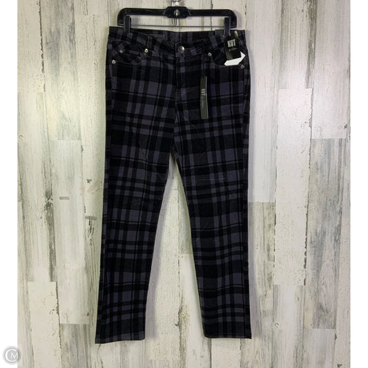 Pants Corduroy By Kut In Black & Grey, Size: 10