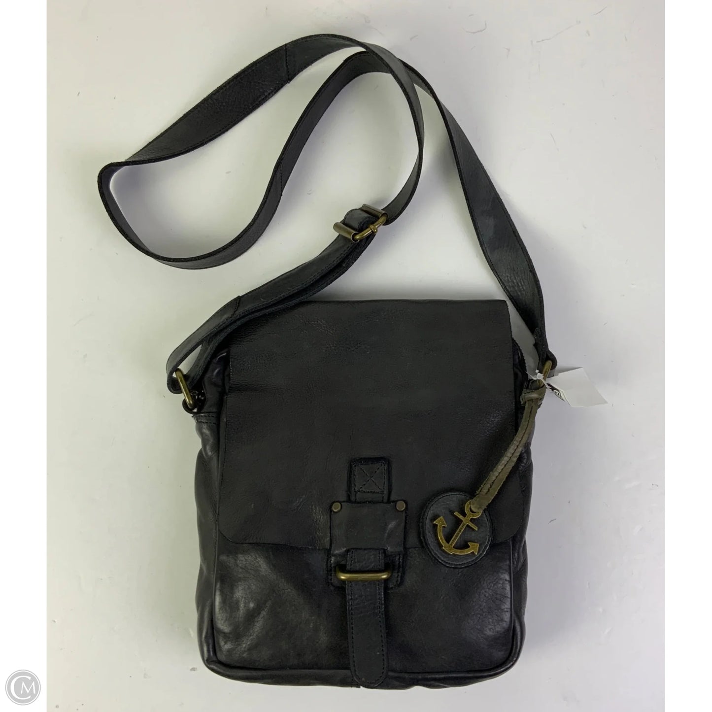 Crossbody Leather By Clothes Mentor, Size: Medium