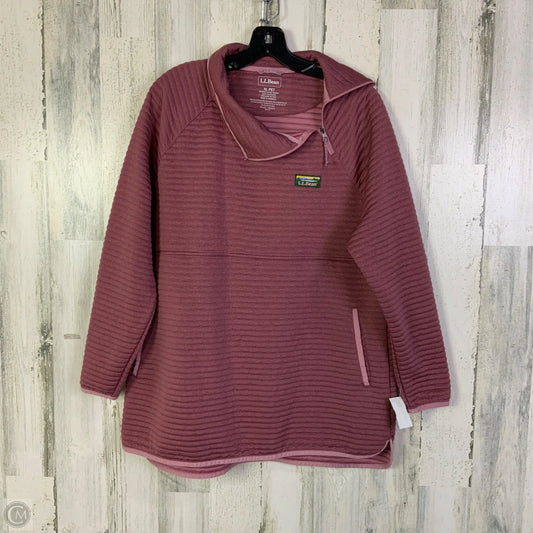Sweatshirt Collar By L.l. Bean In Pink, Size: Xlp