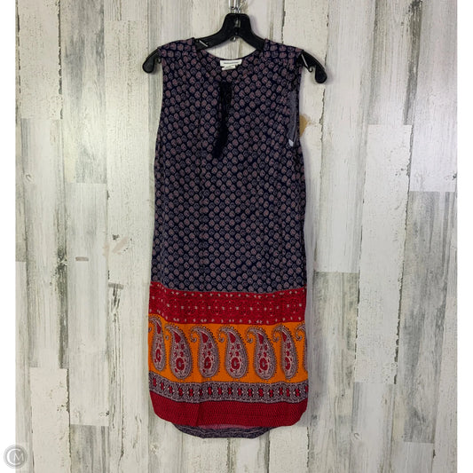 Dress Casual Short By Beachlunchlounge In Blue & Red, Size: S