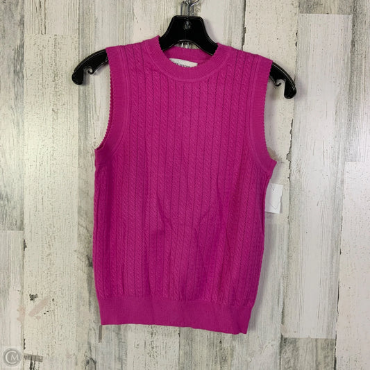Top Sleeveless By Free Assembly In Pink, Size: Xs