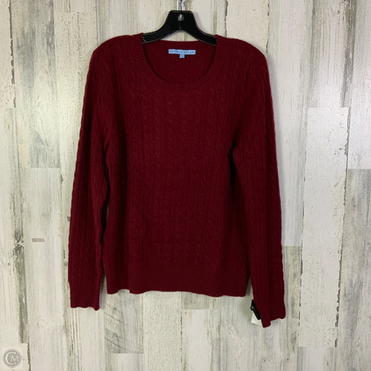 Sweater Cashmere By Antonio Melani In Red, Size: L