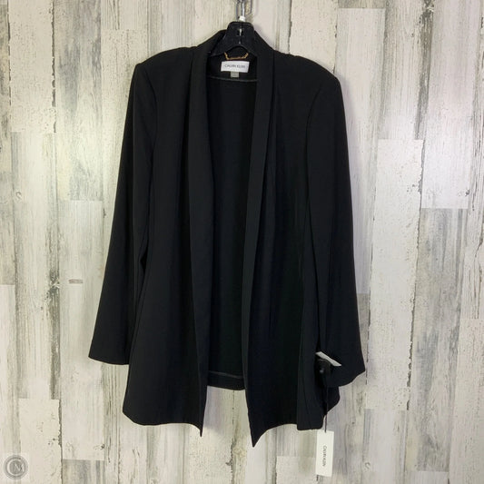 Blazer By Calvin Klein In Black, Size: Xl