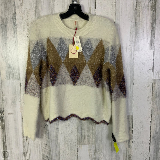 Sweater By Anthropologie In Cream, Size: Xs