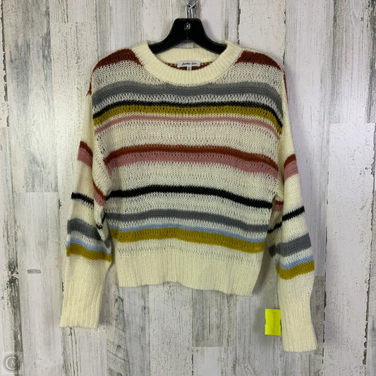 Sweater By Another Love In Brown & White, Size: Xs
