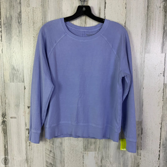 Top Long Sleeve By Athleta In Blue, Size: S