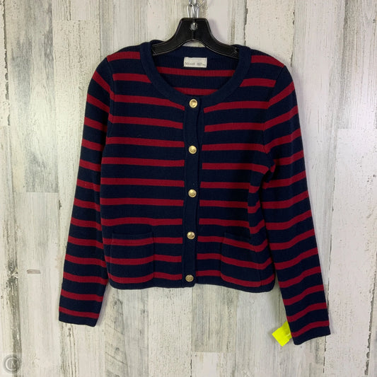 Cardigan By Be Cool In Blue & Red, Size: S