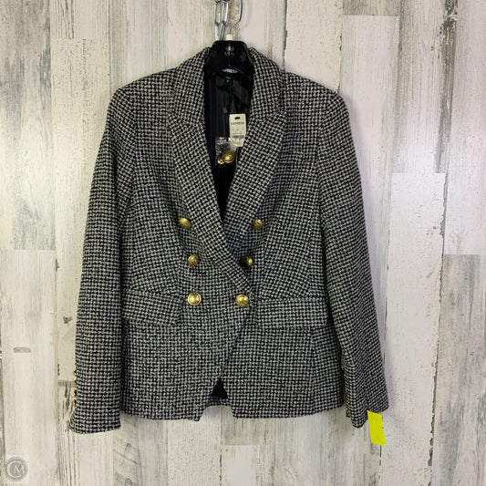 Blazer By Express In Black & White, Size: Xs