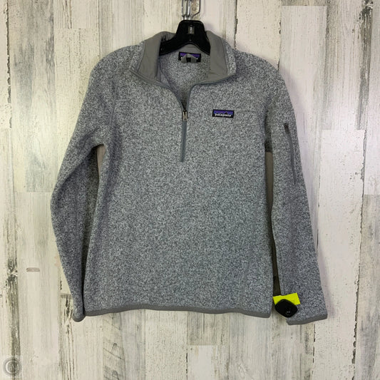 Sweatshirt Collar By Patagonia In Grey, Size: S