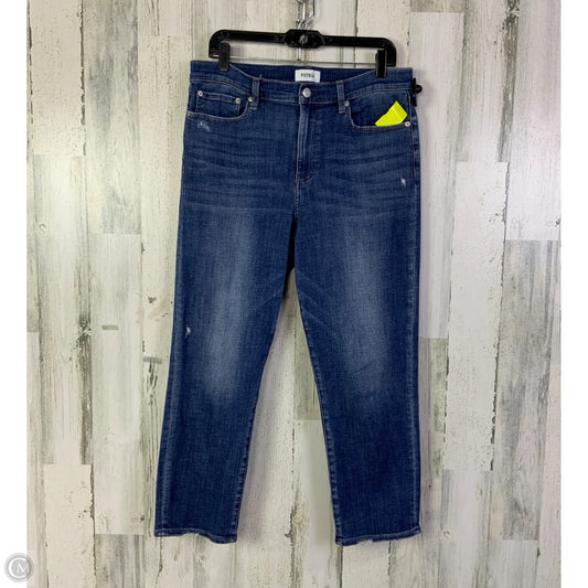 Jeans Straight By Pistola In Blue Denim, Size: 12