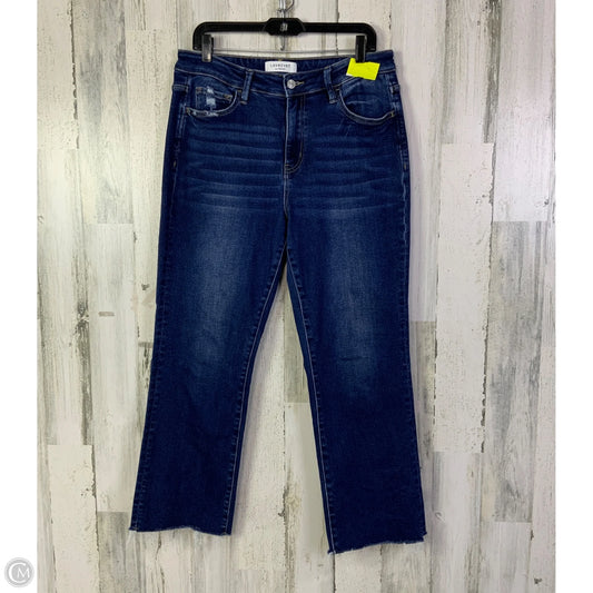 Jeans Straight By Vervet In Blue Denim, Size: 12