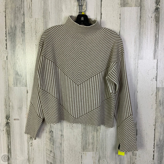 Sweater By Rachel Zoe In Tan & White, Size: M