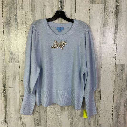 Sweater By Cece In Blue, Size: L