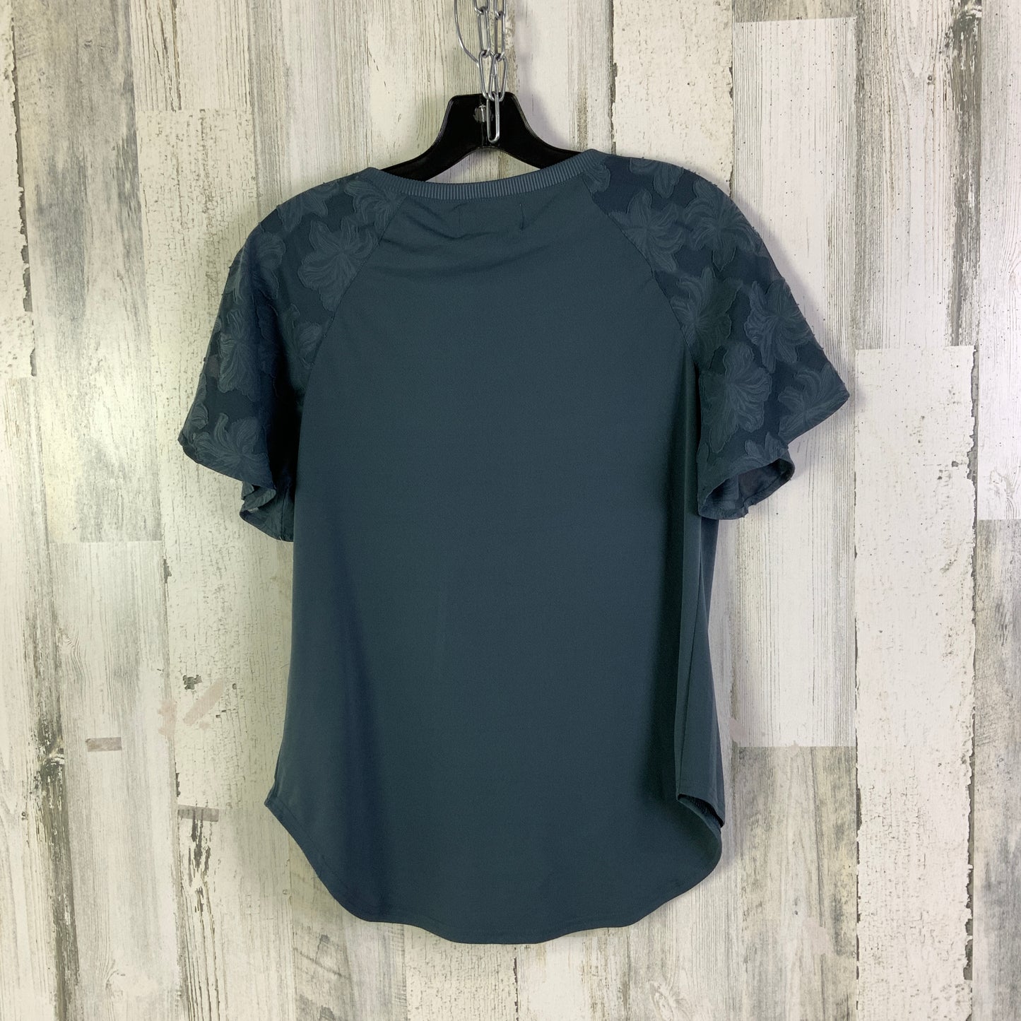 Blouse Short Sleeve By Nordstrom In Blue, Size: S