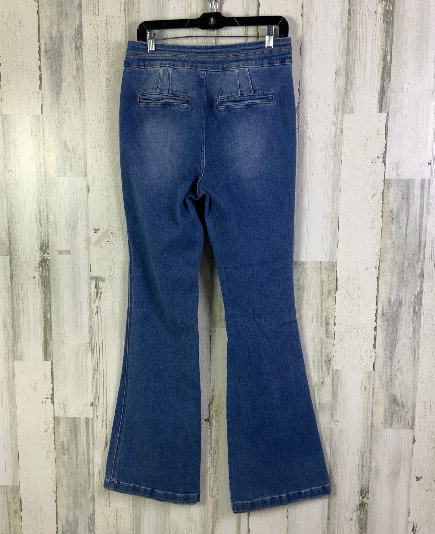 Jeans Boot Cut By Vervet In Blue Denim, Size: 10