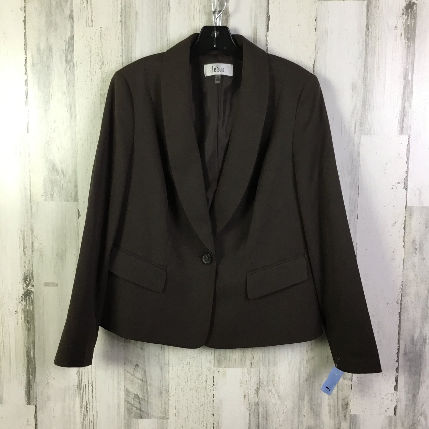 Blazer By Le Suit In Brown, Size: L