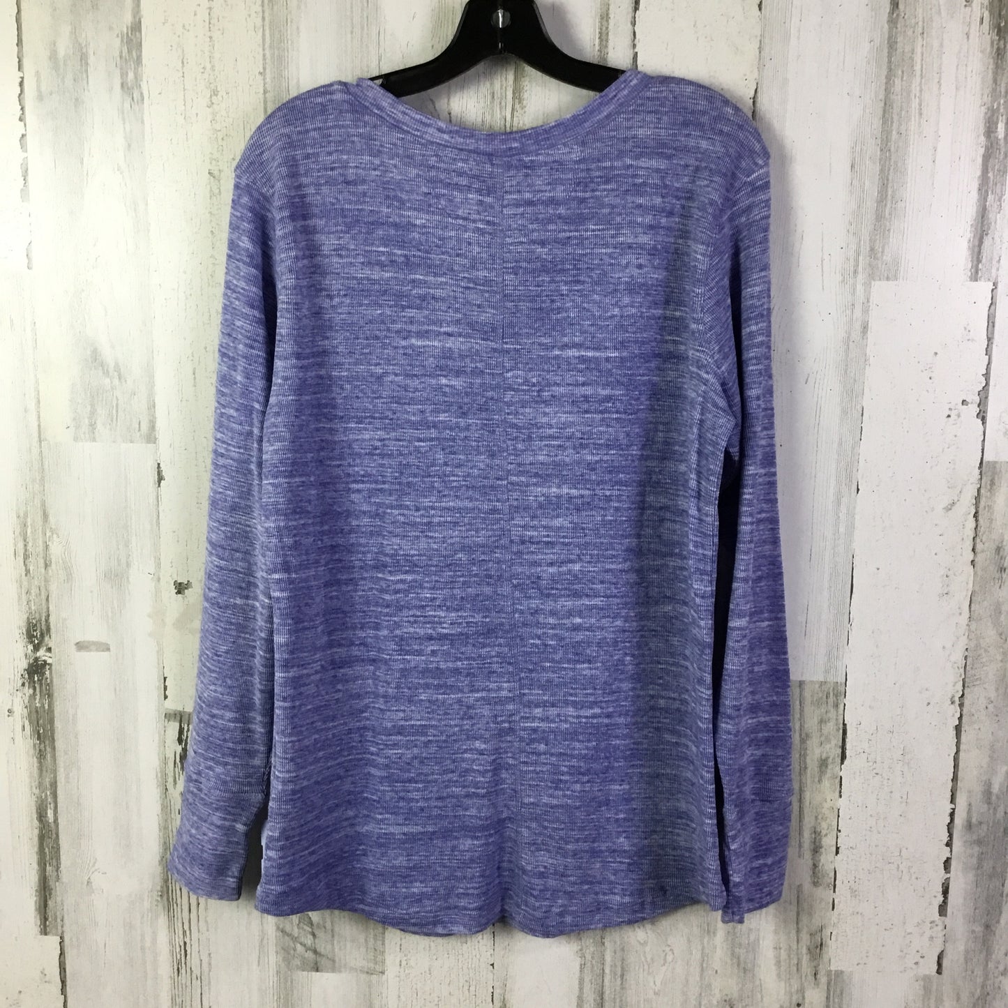 Top Long Sleeve By Eddie Bauer In Blue, Size: Xxl