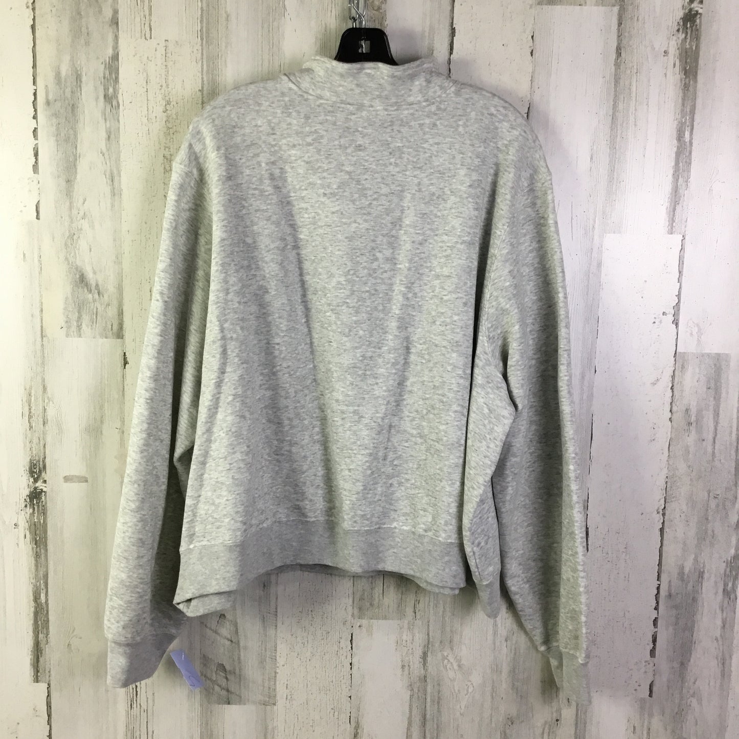 Athletic Sweatshirt Collar By Fabletics In Grey, Size: 2x