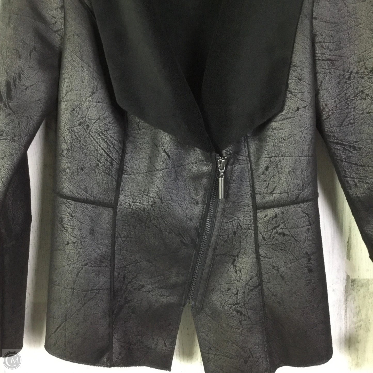 Jacket Moto By White House Black Market In Black, Size: Xs