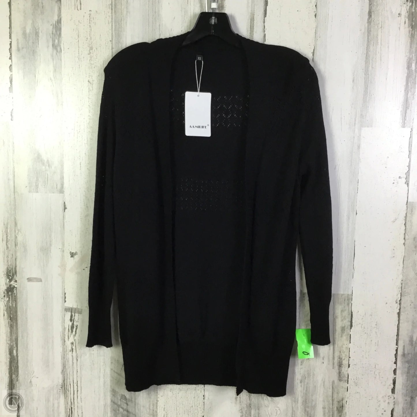 Sweater Cardigan By Cme In Black, Size: Xs