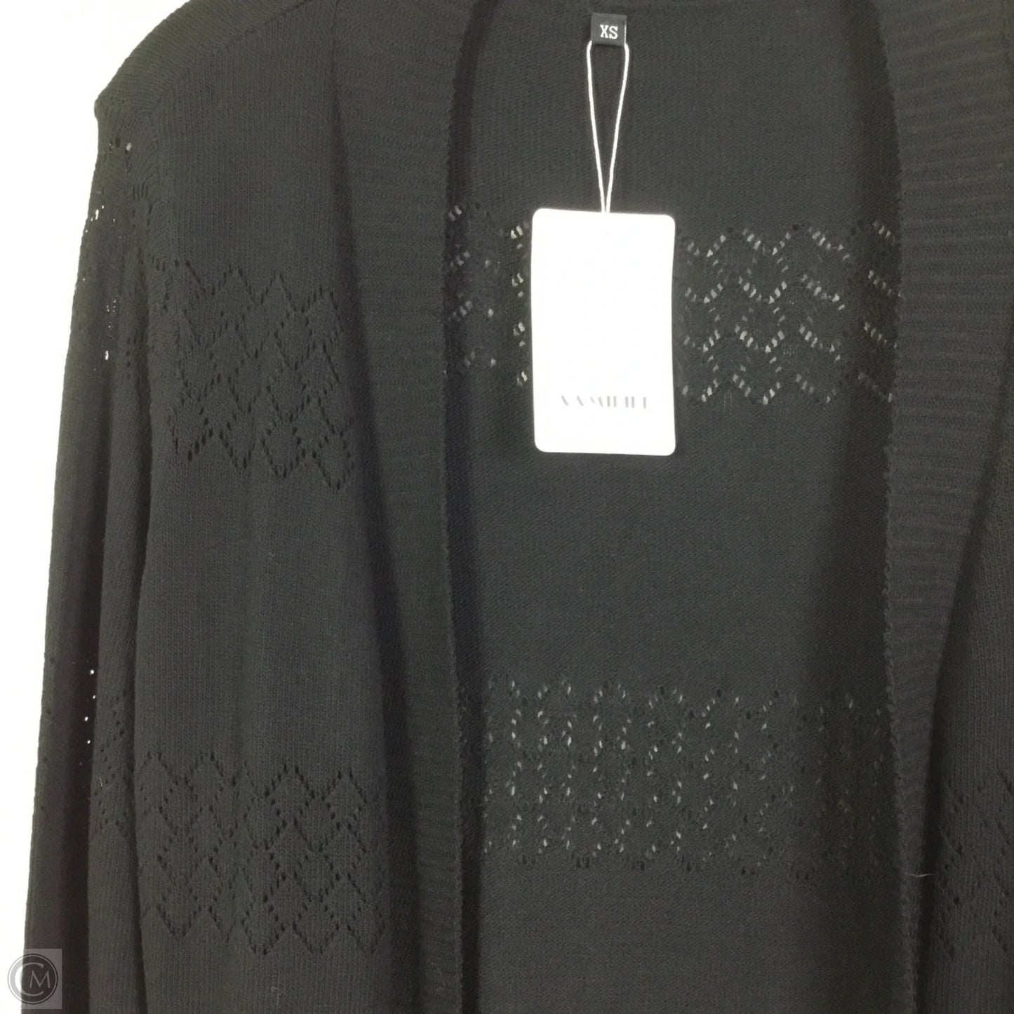 Sweater Cardigan By Cme In Black, Size: Xs
