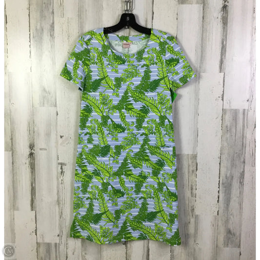 Dress Casual Short By Clothes Mentor In Blue & Green, Size: M
