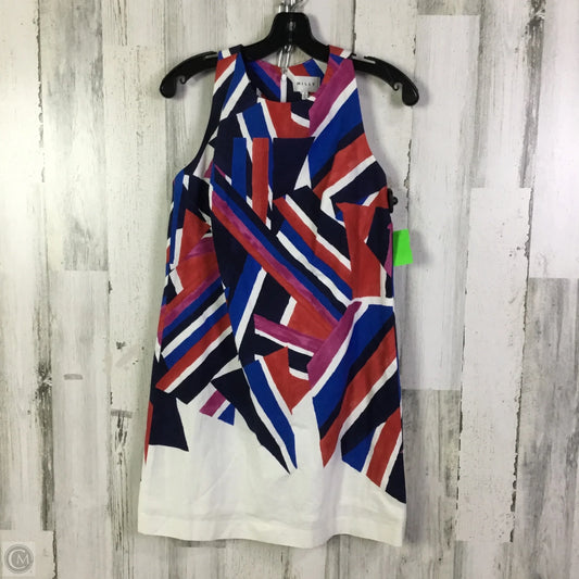 Dress Designer By Milly In Blue & Red & White, Size: S